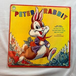 Peter Pan Records Peter Rabbit Vinyl LP 12" Vintage 1976 Kids Easter Music 8193